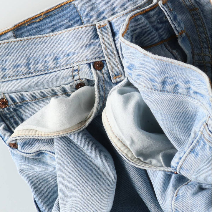 2000'S Levi's 501-0134 Straight Denim Pants, Made in USA, Men's Size W35 (approx.) cotton Blue type light blue Vintage Second Hand