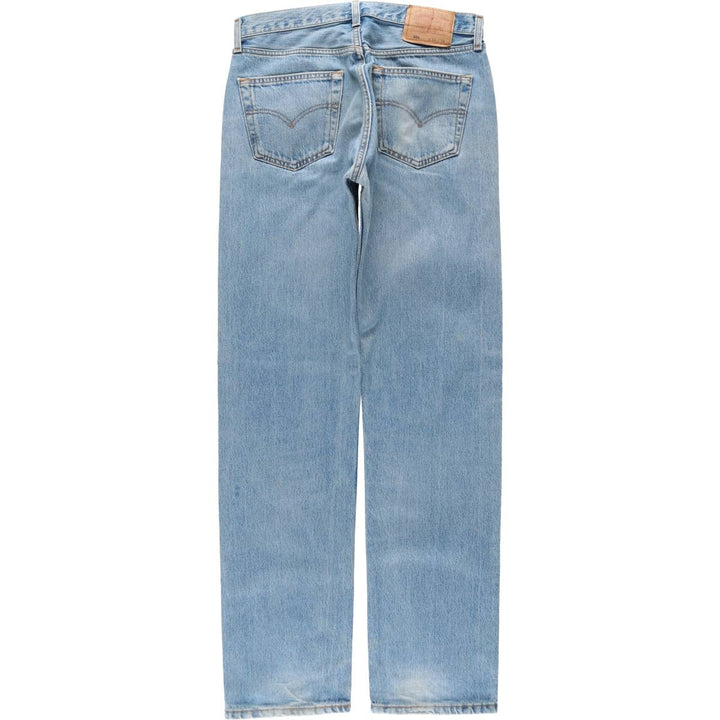 90'S Levi's 501-0193 Straight Denim Pants Made in USA Men's W32 Vintage cotton blue type Vintage Second Hand