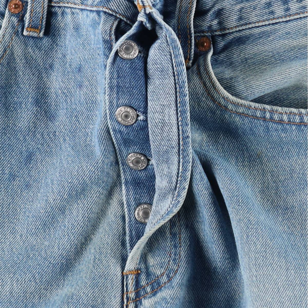 90'S Levi's 501-0193 Straight Denim Pants Made in USA Men's W32 Vintage cotton blue type Vintage Second Hand