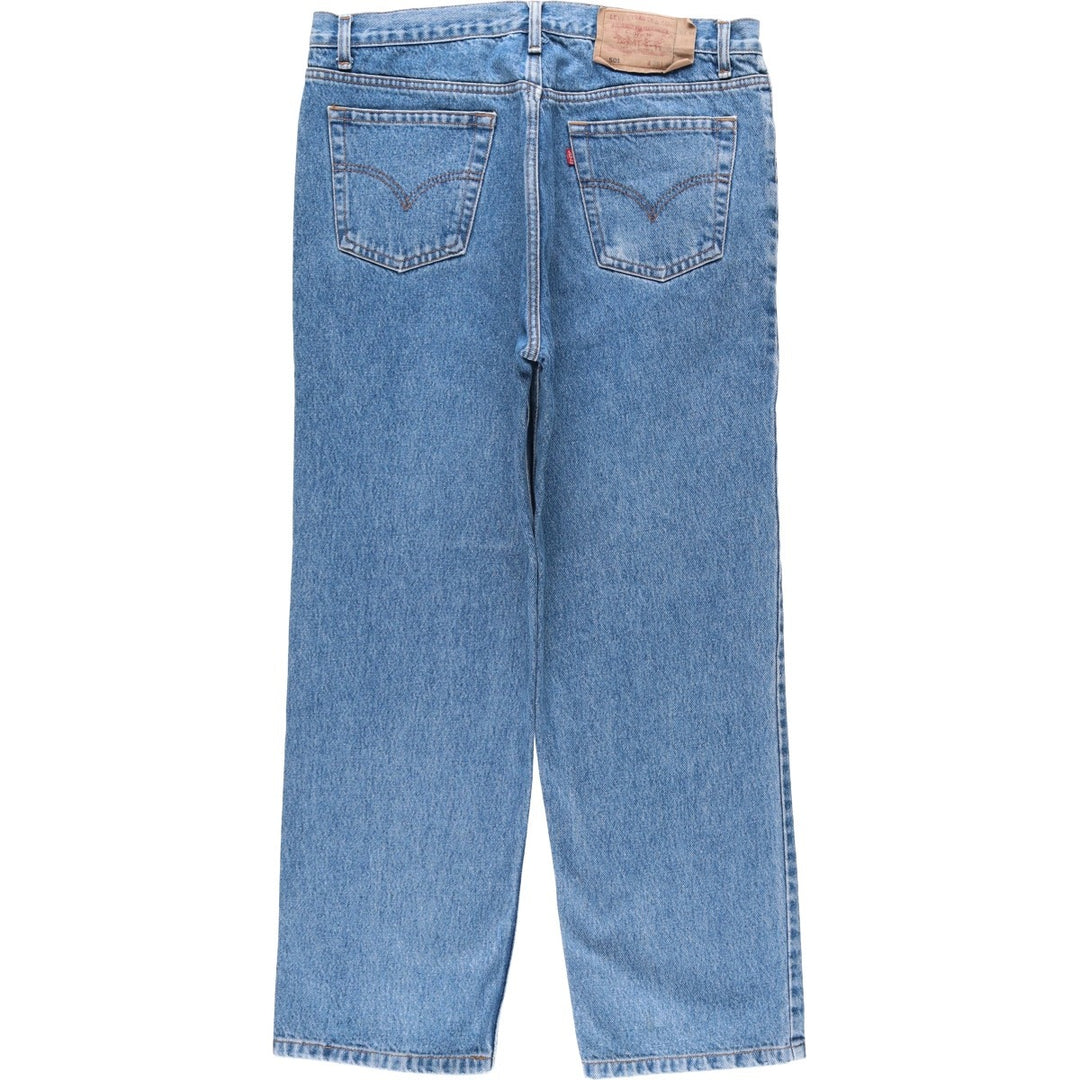 Levi's 501 0114 Straight Denim Pants, Made in USA, Men's W35 (approx.), Vintage. cotton blue type Vintage Second Hand