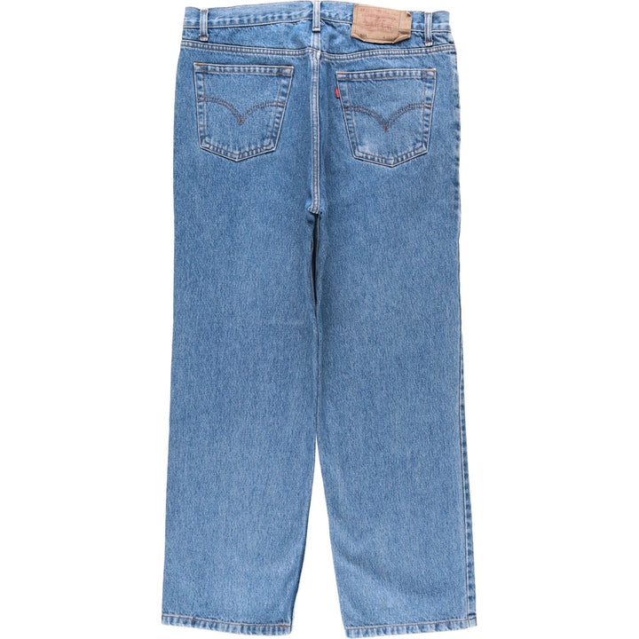 Levi's 501 0114 Straight Denim Pants, Made in USA, Men's W35 (approx.), Vintage. cotton blue type Vintage Second Hand