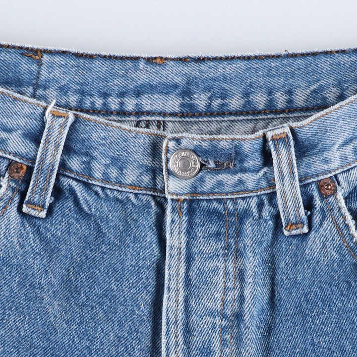 Levi's 501 0114 Straight Denim Pants, Made in USA, Men's W35 (approx.), Vintage. cotton blue type Vintage Second Hand