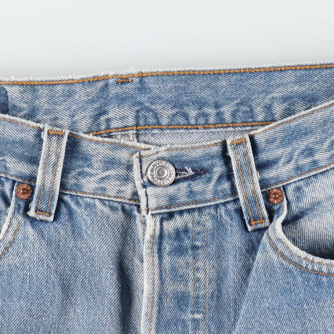 90'S Levi's 501-0000 Straight Denim Pants Made in USA Men's W31 Vintage cotton Blue type light blue Vintage Second Hand