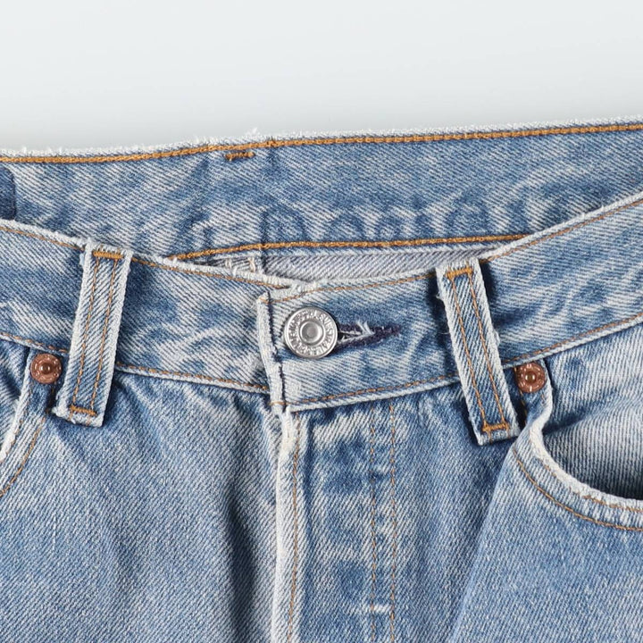 90'S Levi's 501-0000 Straight Denim Pants Made in USA Men's W31 Vintage cotton Blue type light blue Vintage Second Hand
