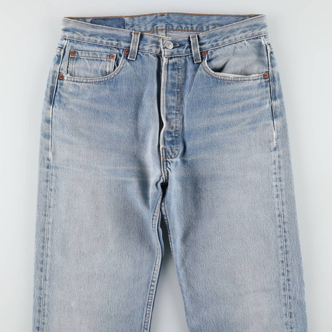 90'S Levi's 501-0000 Straight Denim Pants Made in USA Men's W31 Vintage cotton Blue type light blue Vintage Second Hand