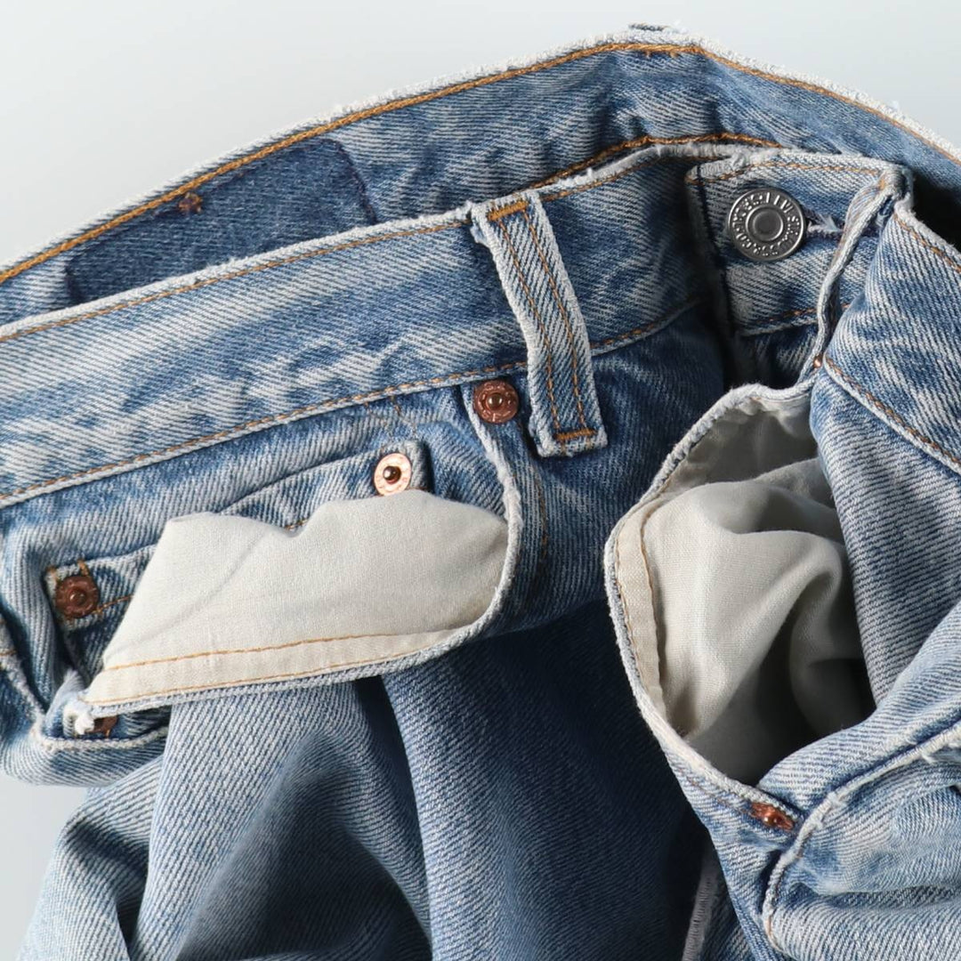90'S Levi's 501-0000 Straight Denim Pants Made in USA Men's W31 Vintage cotton Blue type light blue Vintage Second Hand