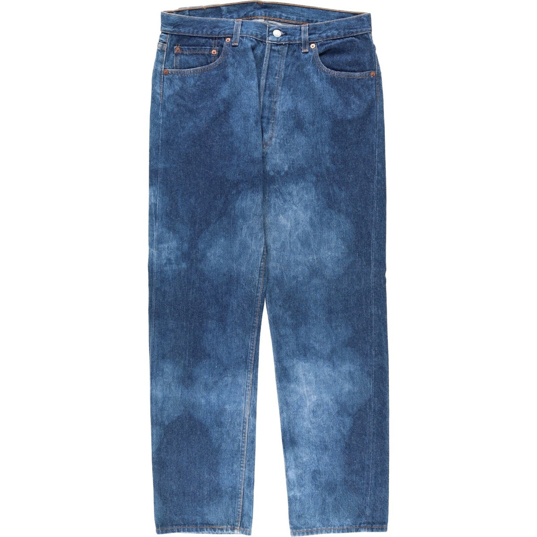 90'S Levi's 501-0115 Straight Denim Pants Made in USA Men's W34 Vintage cotton blue type Vintage Second Hand