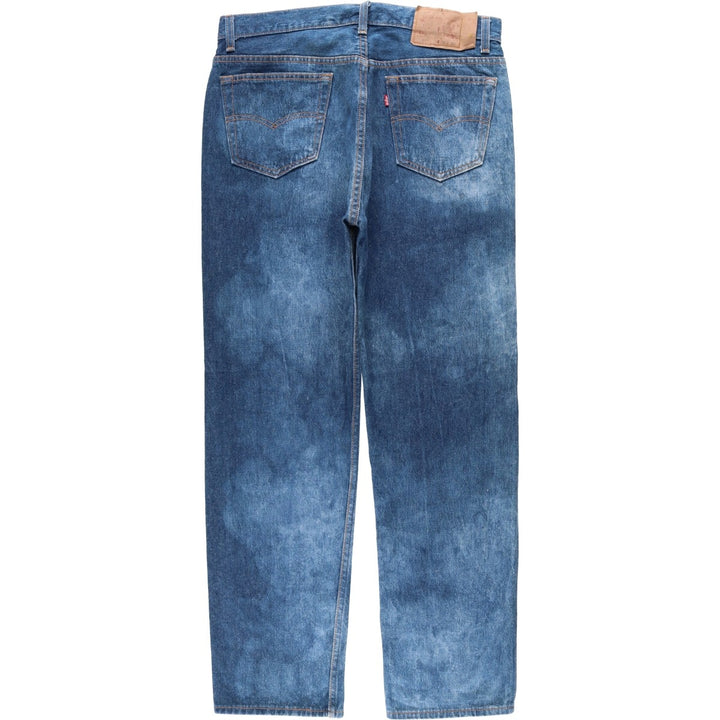 90'S Levi's 501-0115 Straight Denim Pants Made in USA Men's W34 Vintage cotton blue type Vintage Second Hand