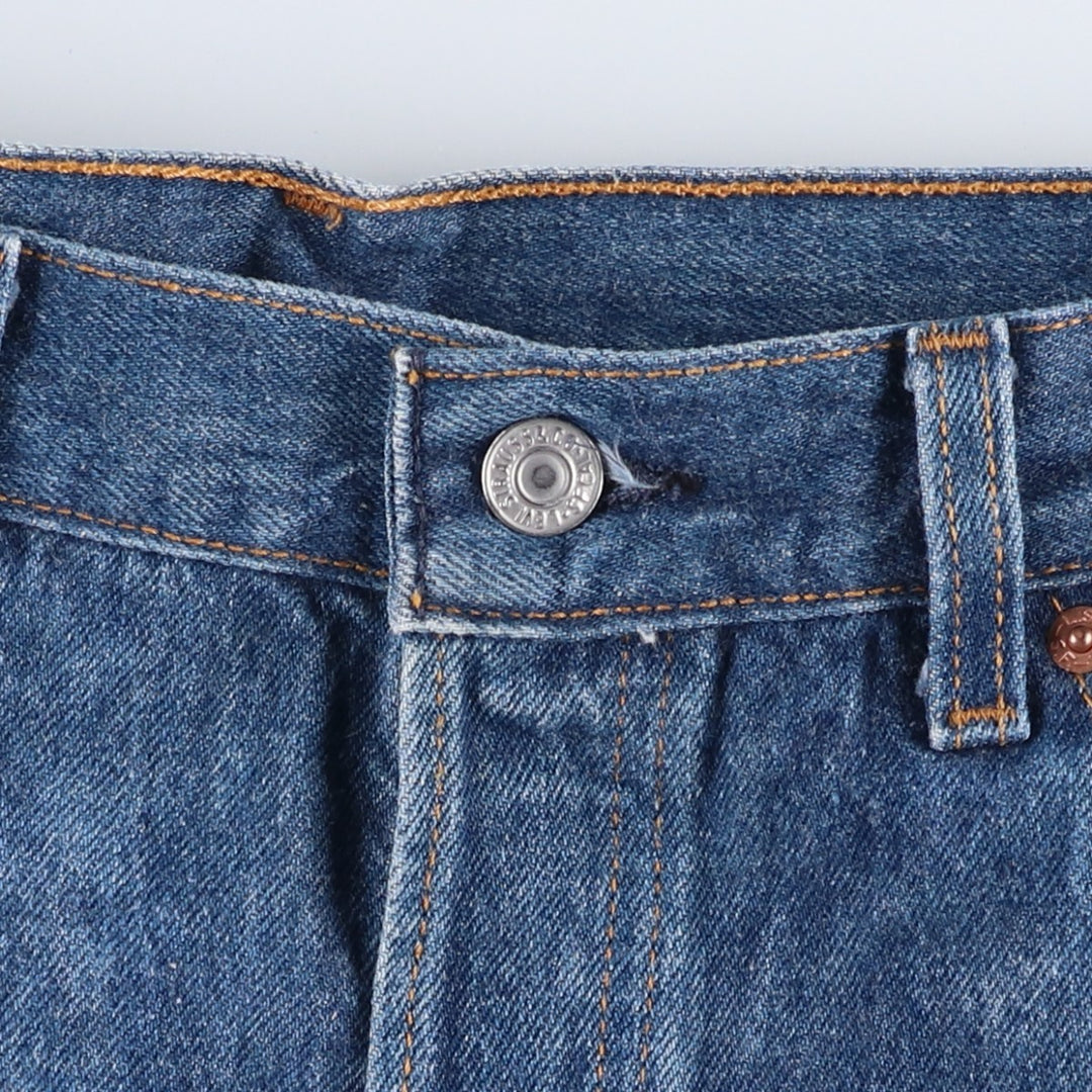 90'S Levi's 501-0115 Straight Denim Pants Made in USA Men's W34 Vintage cotton blue type Vintage Second Hand