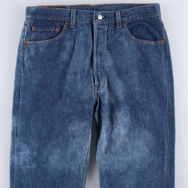 90'S Levi's 501-0115 Straight Denim Pants Made in USA Men's W34 Vintage cotton blue type Vintage Second Hand