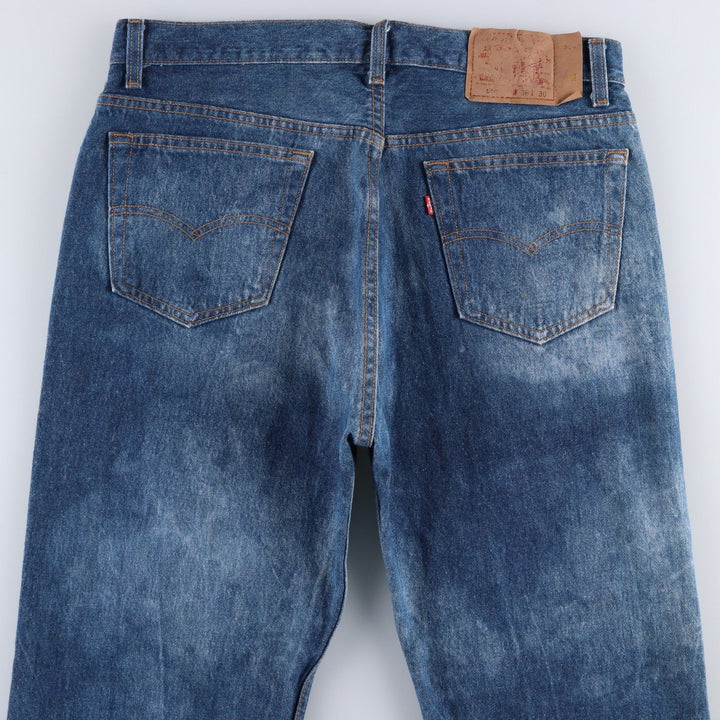 90'S Levi's 501-0115 Straight Denim Pants Made in USA Men's W34 Vintage cotton blue type Vintage Second Hand