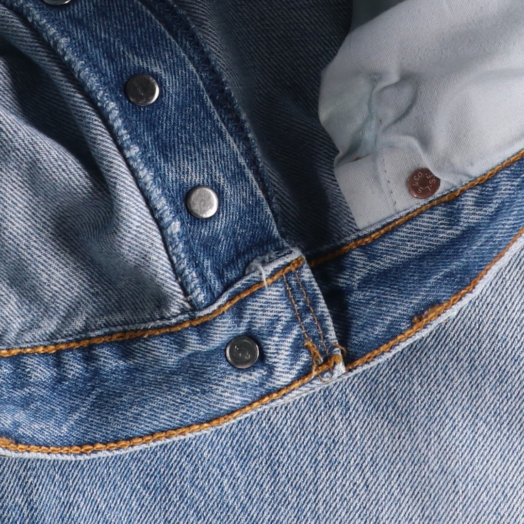 90'S Levi's Straight Denim Pants, Made in USA, Men's Size W34 (approx.), Vintage cotton blue type Vintage Second Hand