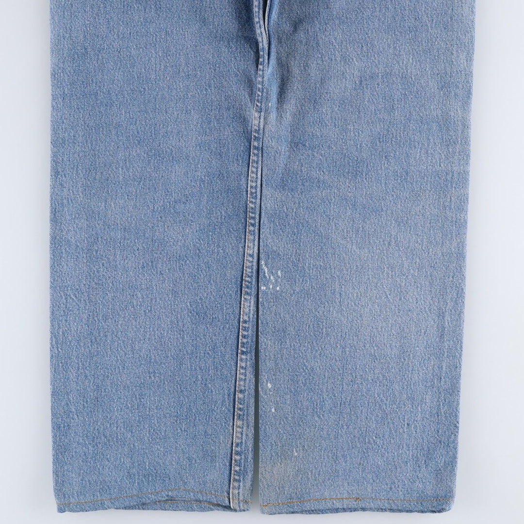 90'S Levi's Straight Denim Pants, Made in USA, Men's Size W34 (approx.), Vintage cotton blue type Vintage Second Hand