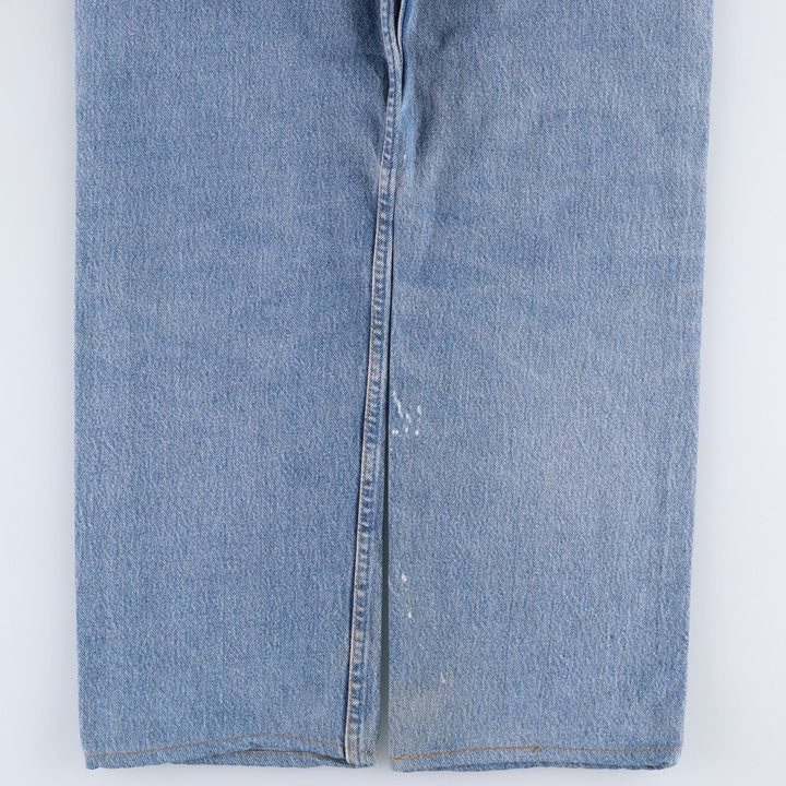 90'S Levi's Straight Denim Pants, Made in USA, Men's Size W34 (approx.), Vintage cotton blue type Vintage Second Hand