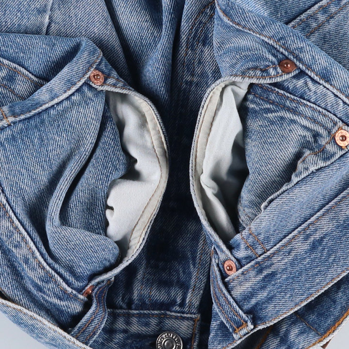 90'S Levi's Straight Denim Pants, Made in USA, Men's Size W34 (approx.), Vintage cotton blue type Vintage Second Hand