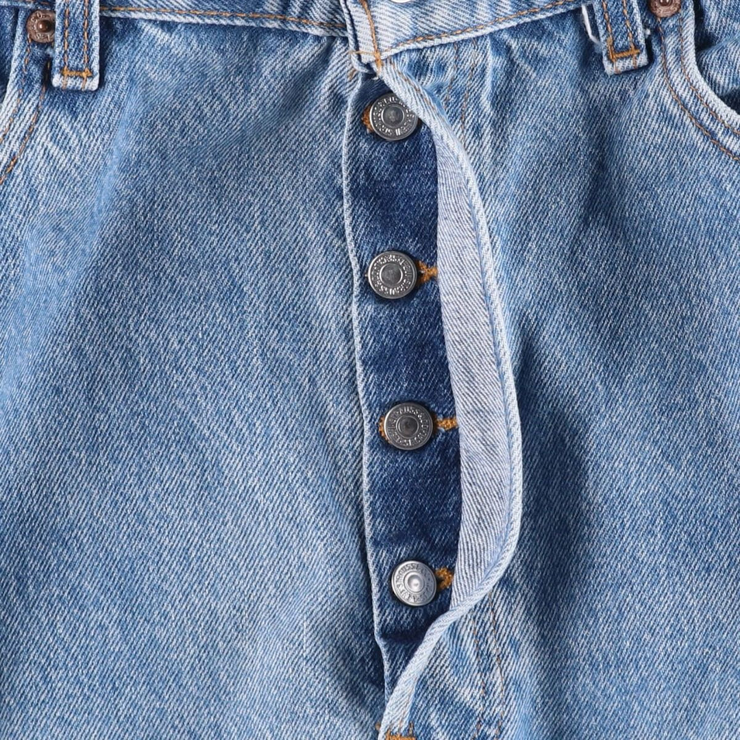 1990'S Levi's 501-0191 Straight Denim Pants, Made in USA, Men's Size W36 (approx.), Vintage cotton blue type Vintage Second Hand