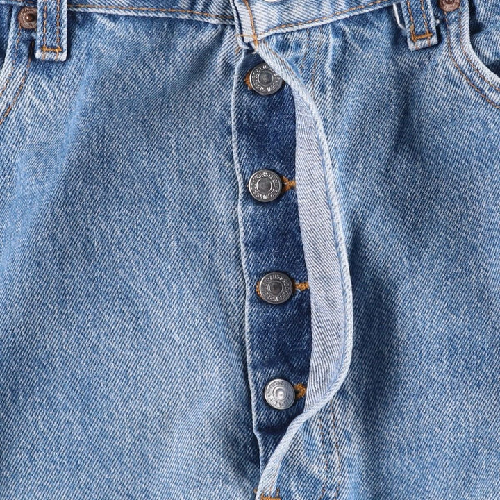 1990'S Levi's 501-0191 Straight Denim Pants, Made in USA, Men's Size W36 (approx.), Vintage cotton blue type Vintage Second Hand