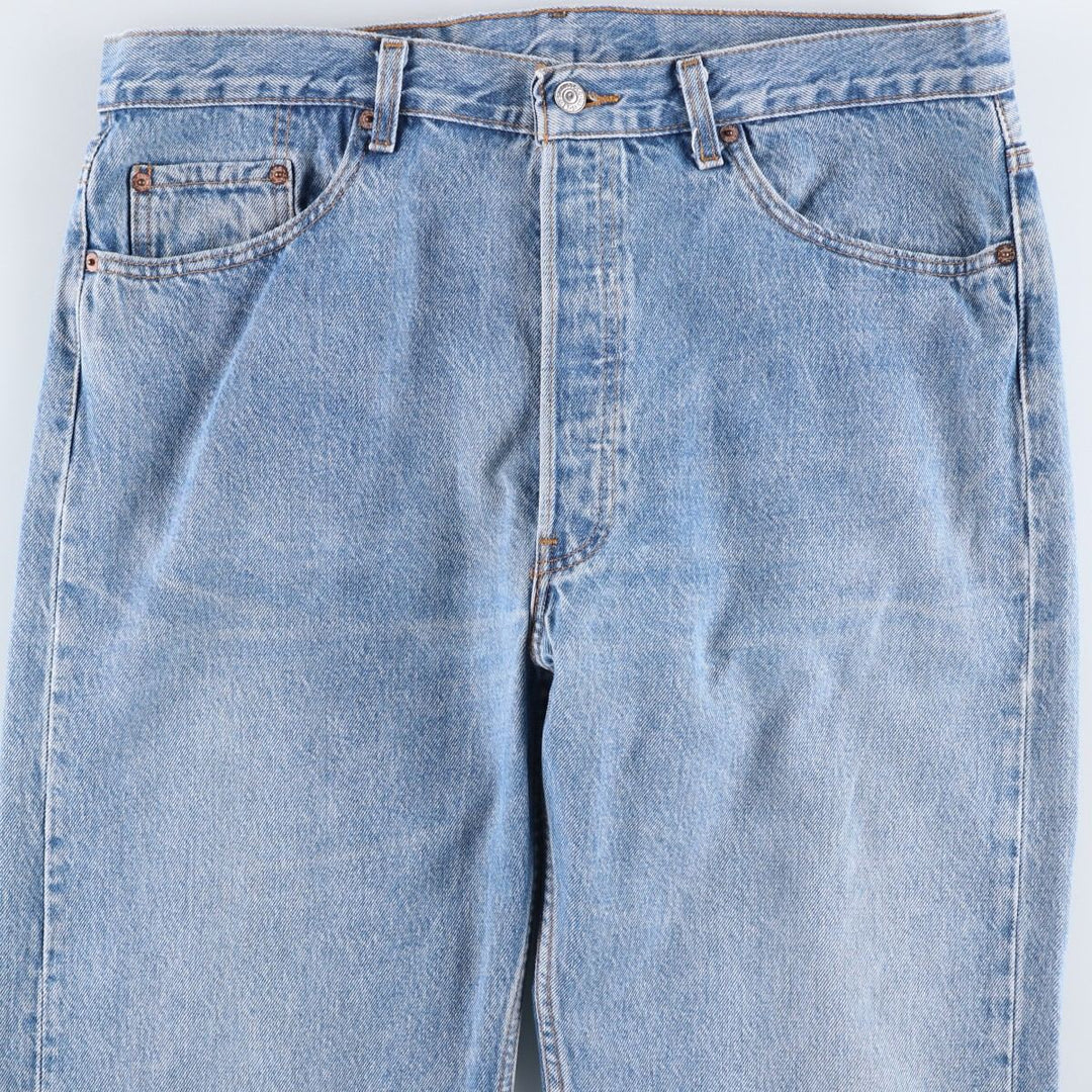 1990'S Levi's 501-0191 Straight Denim Pants, Made in USA, Men's Size W36 (approx.), Vintage cotton blue type Vintage Second Hand