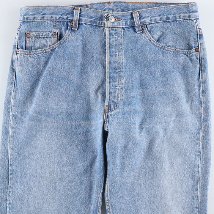 1990'S Levi's 501-0191 Straight Denim Pants, Made in USA, Men's Size W36 (approx.), Vintage cotton blue type Vintage Second Hand