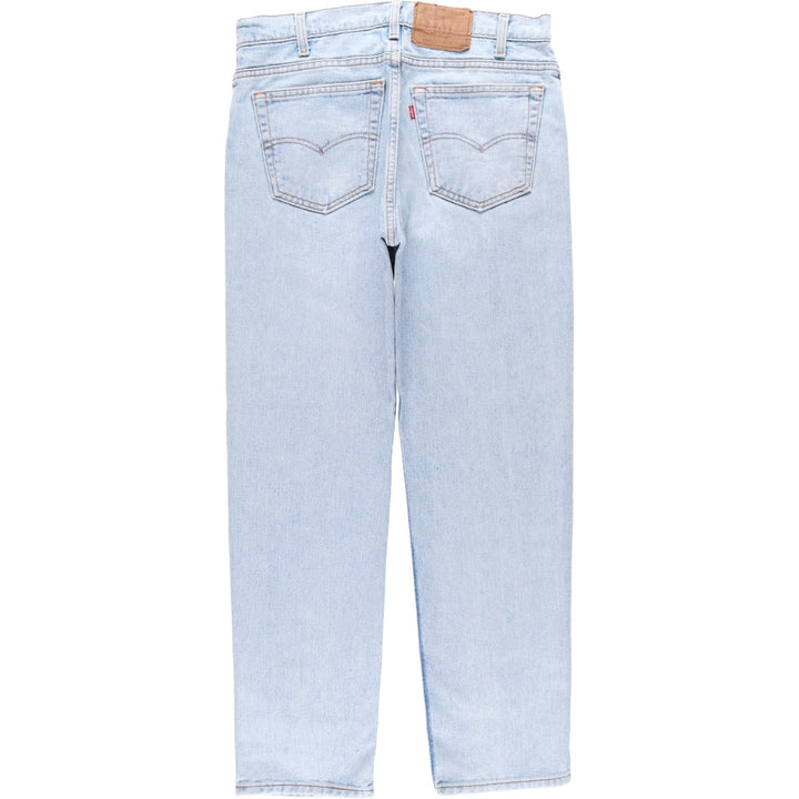 1990'S Levi's 00505-4834 Tapered Denim Pants, Made in USA, Men's Size W34 (approx.), Vintage cotton Blue type light blue Vintage Second Hand