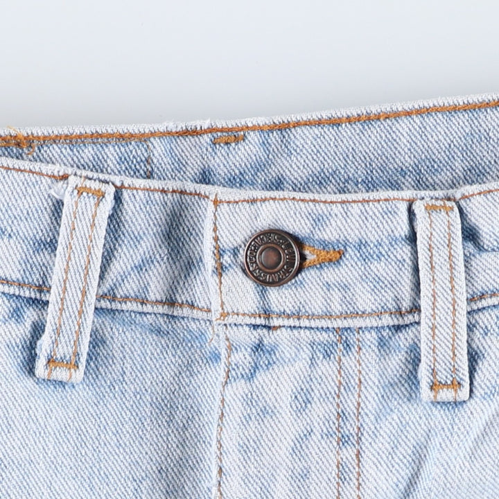1990'S Levi's 00505-4834 Tapered Denim Pants, Made in USA, Men's Size W34 (approx.), Vintage cotton Blue type light blue Vintage Second Hand