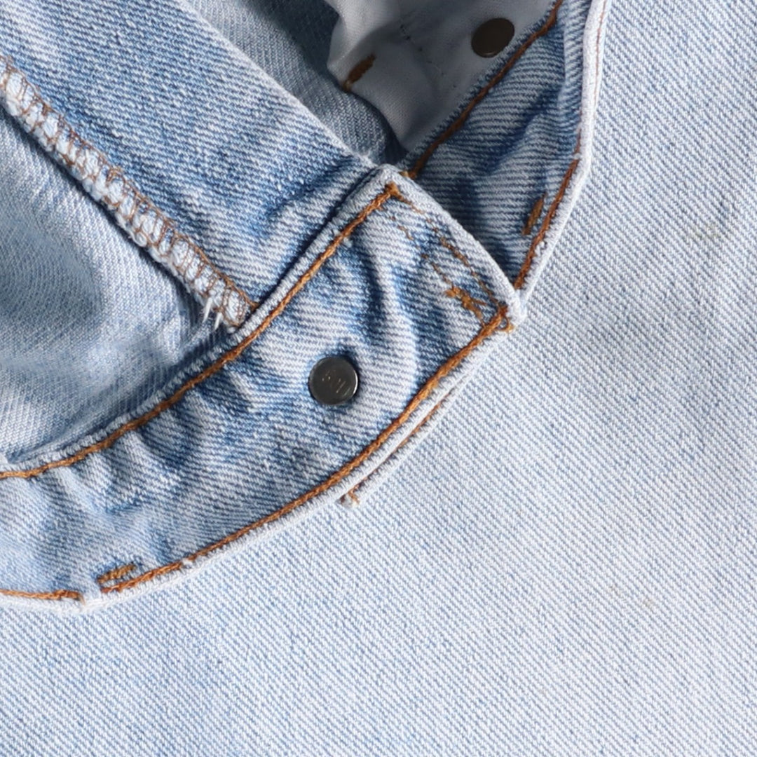 1990'S Levi's 00505-4834 Tapered Denim Pants, Made in USA, Men's Size W34 (approx.), Vintage cotton Blue type light blue Vintage Second Hand
