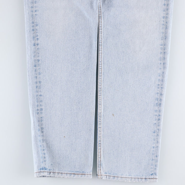 1990'S Levi's 00505-4834 Tapered Denim Pants, Made in USA, Men's Size W34 (approx.), Vintage cotton Blue type light blue Vintage Second Hand