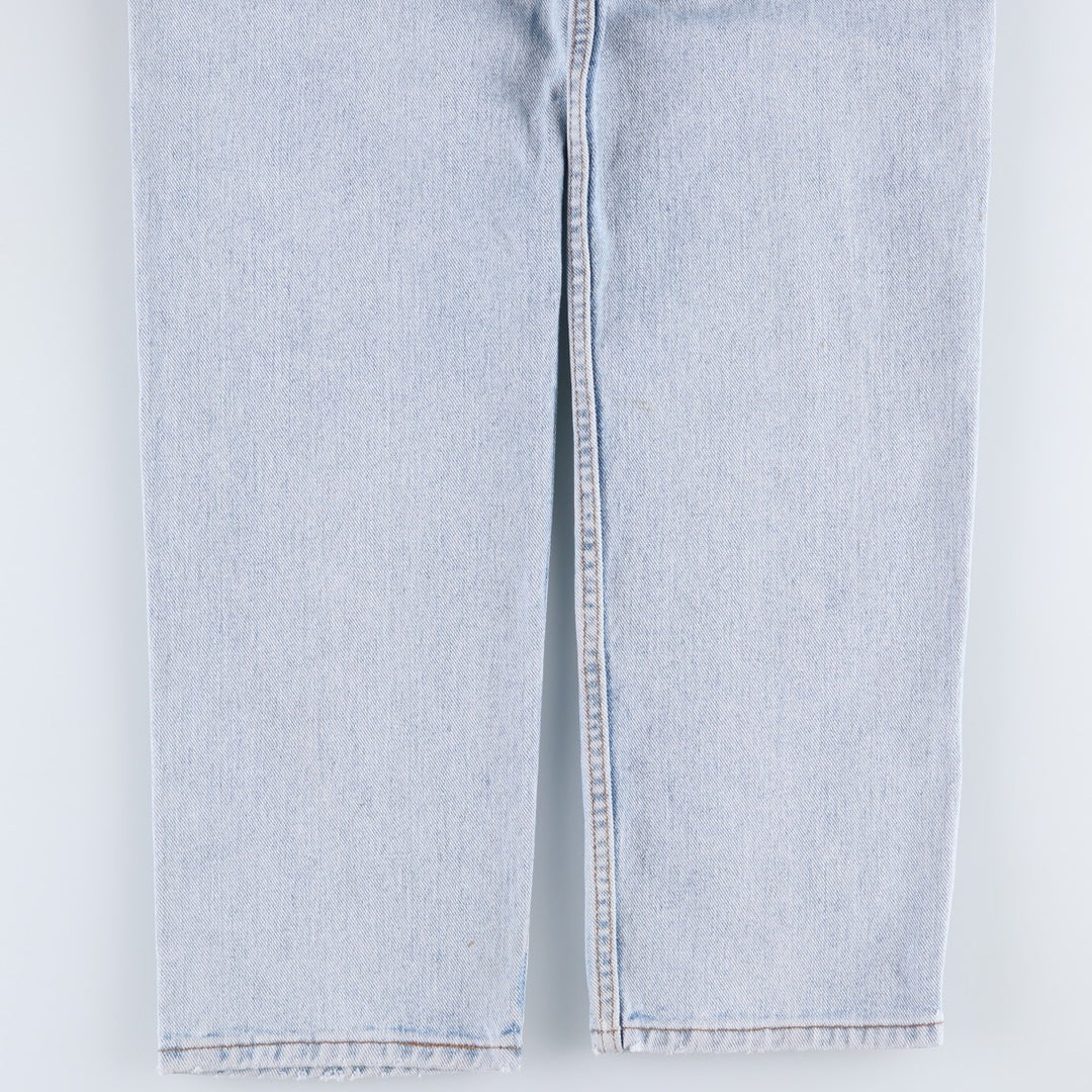 1990'S Levi's 00505-4834 Tapered Denim Pants, Made in USA, Men's Size W34 (approx.), Vintage cotton Blue type light blue Vintage Second Hand