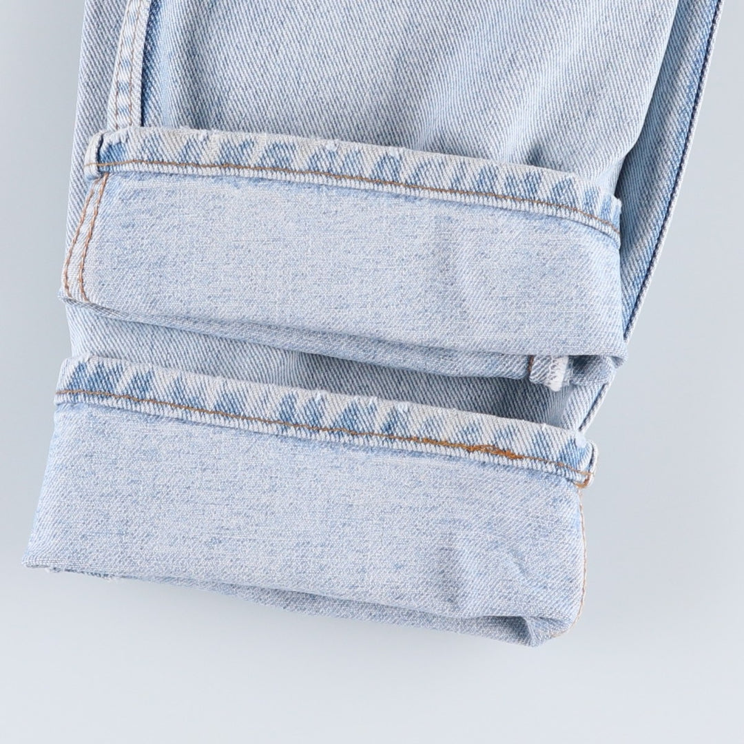 1990'S Levi's 00505-4834 Tapered Denim Pants, Made in USA, Men's Size W34 (approx.), Vintage cotton Blue type light blue Vintage Second Hand