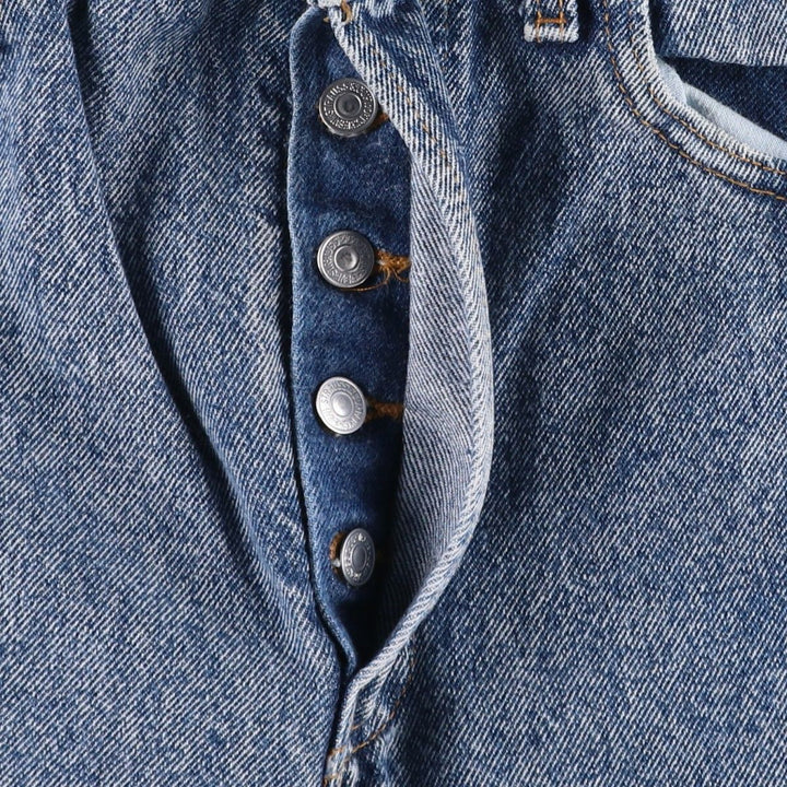 1990'S Levi's 501-0604 Chemical Wash Straight Denim Pants, Made in USA, Men's Size W32 (approx.), Vintage cotton blue type Vintage Second Hand