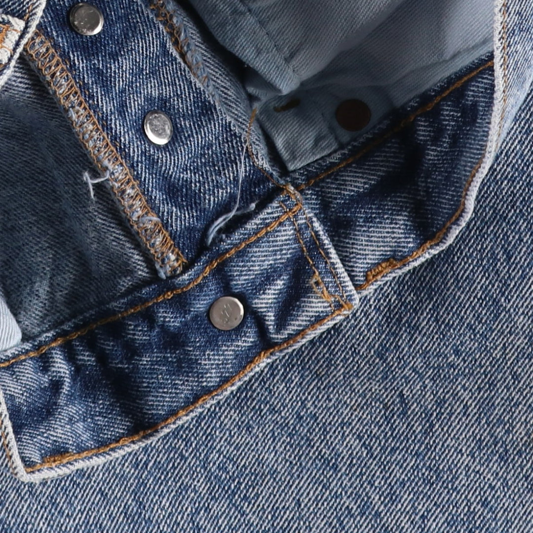 1990'S Levi's 501-0604 Chemical Wash Straight Denim Pants, Made in USA, Men's Size W32 (approx.), Vintage cotton blue type Vintage Second Hand