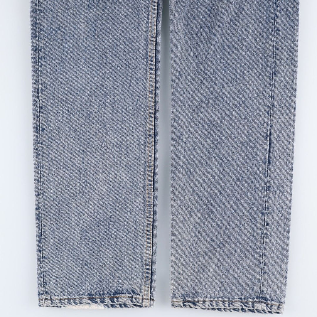 1990'S Levi's 501-0604 Chemical Wash Straight Denim Pants, Made in USA, Men's Size W32 (approx.), Vintage cotton blue type Vintage Second Hand