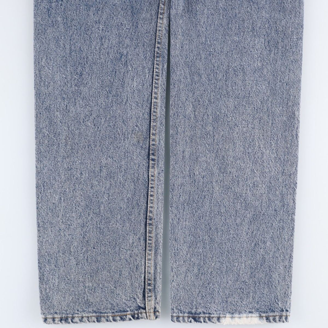 1990'S Levi's 501-0604 Chemical Wash Straight Denim Pants, Made in USA, Men's Size W32 (approx.), Vintage cotton blue type Vintage Second Hand