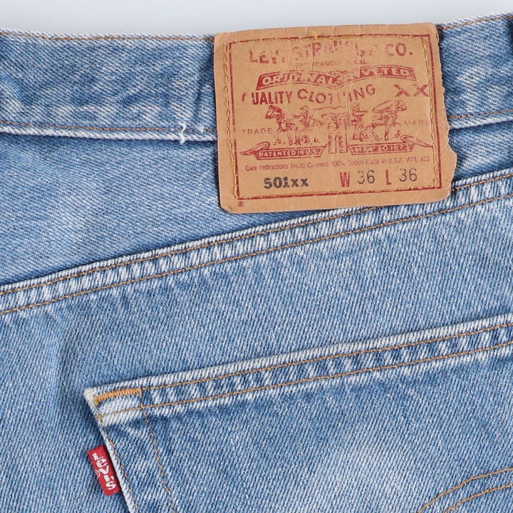 90'S Levi's 501-0000 Straight Denim Pants Made in USA Men's W34 Vintage cotton blue type Vintage Second Hand