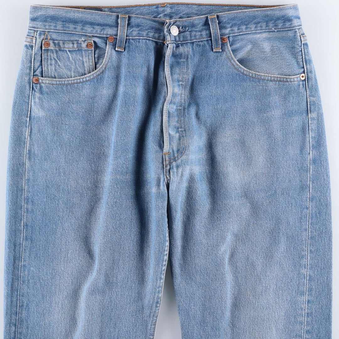 90'S Levi's 501-0000 Straight Denim Pants Made in USA Men's W34 Vintage cotton blue type Vintage Second Hand