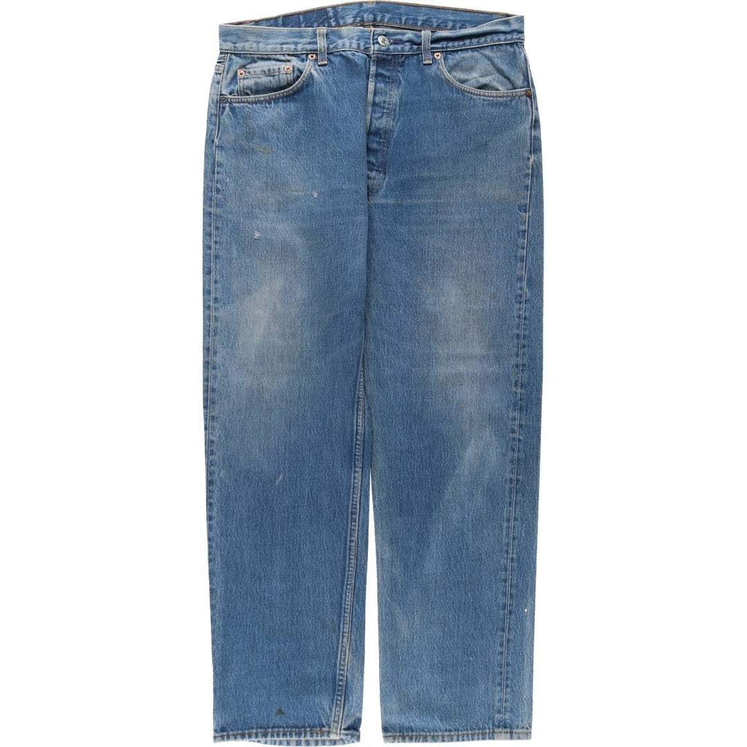 90'S Levi's 501-0115 Straight Denim Pants Made in USA Men's W35 Vintage cotton blue type Vintage Second Hand