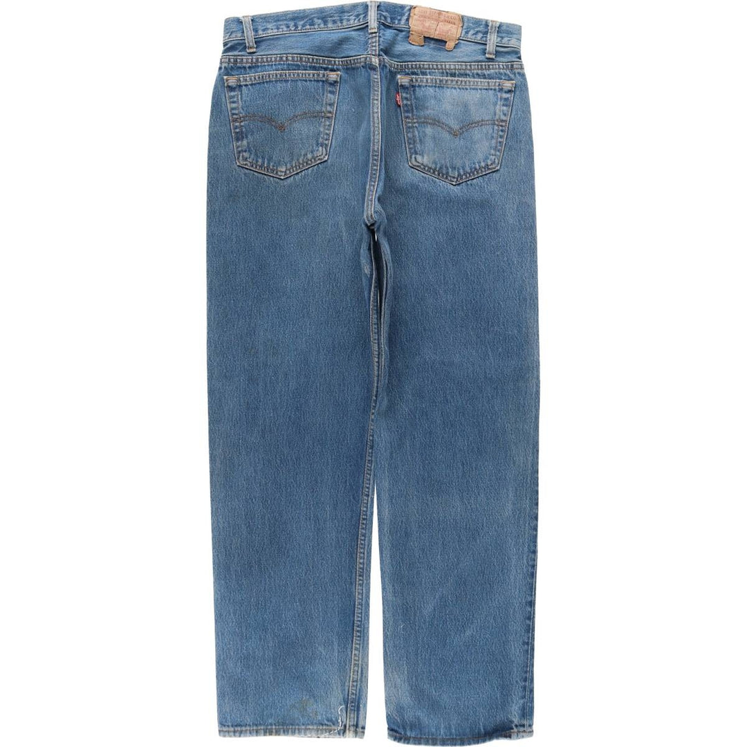 90'S Levi's 501-0115 Straight Denim Pants Made in USA Men's W35 Vintage cotton blue type Vintage Second Hand