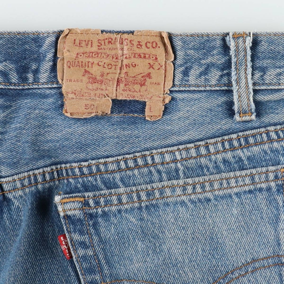 90'S Levi's 501-0115 Straight Denim Pants Made in USA Men's W35 Vintage cotton blue type Vintage Second Hand