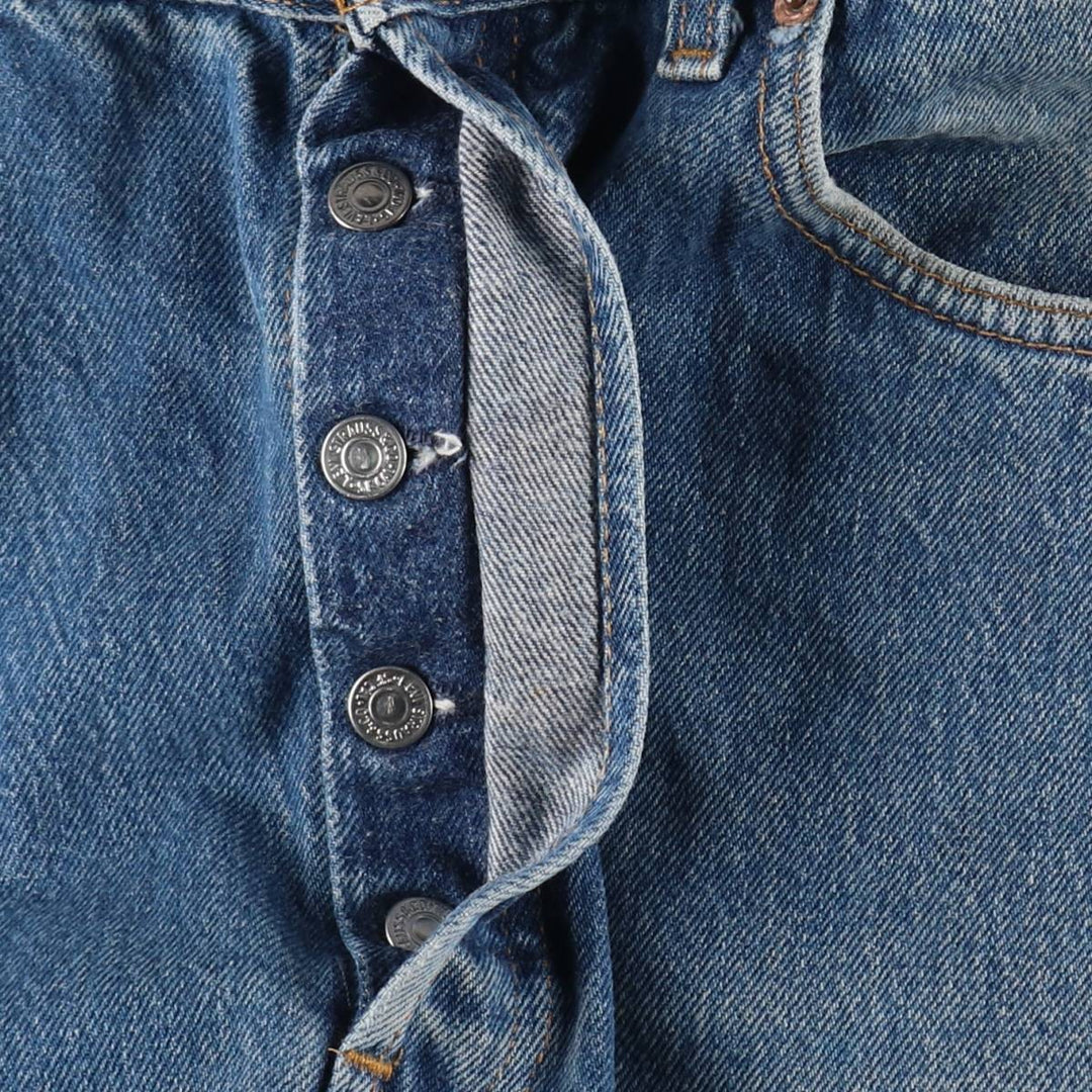 90'S Levi's 501-0115 Straight Denim Pants Made in USA Men's W35 Vintage cotton blue type Vintage Second Hand