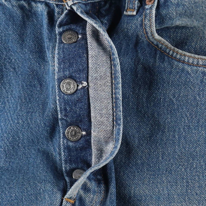 90'S Levi's 501-0115 Straight Denim Pants Made in USA Men's W35 Vintage cotton blue type Vintage Second Hand