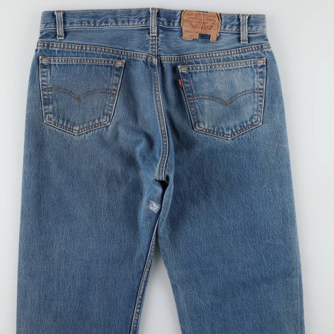90'S Levi's 501-0115 Straight Denim Pants Made in USA Men's W35 Vintage cotton blue type Vintage Second Hand