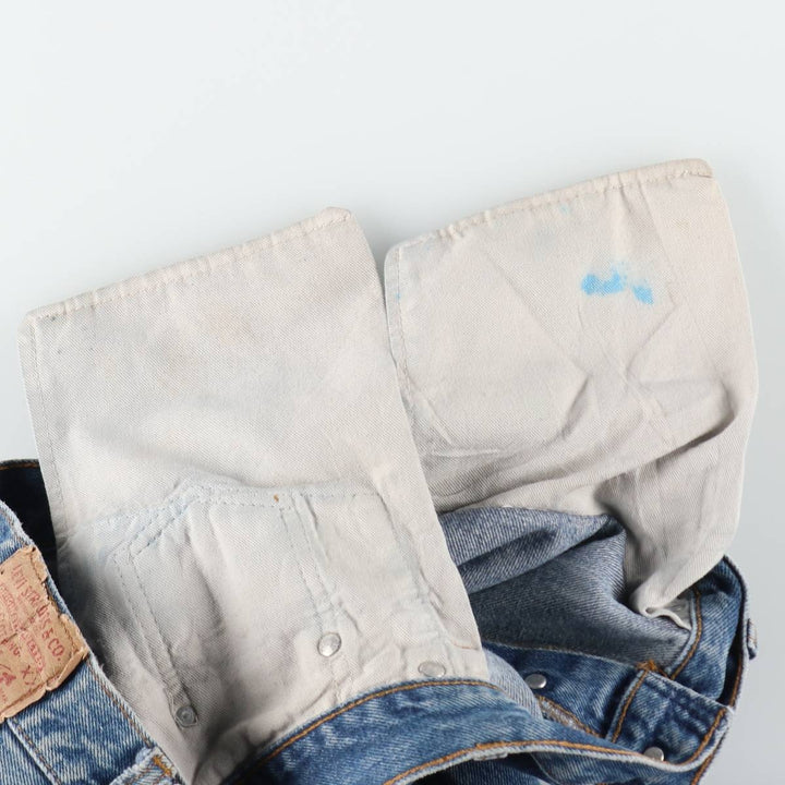 90'S Levi's 501-0115 Straight Denim Pants Made in USA Men's W35 Vintage cotton blue type Vintage Second Hand