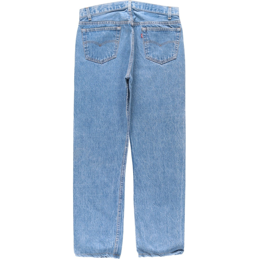1990'S Levi's 501-0113 Straight Denim Pants, Made in USA, Men's W35 (approx.), Vintage unclear blue type Vintage Second Hand