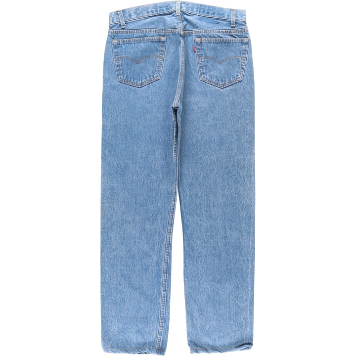 1990'S Levi's 501-0113 Straight Denim Pants, Made in USA, Men's W35 (approx.), Vintage unclear blue type Vintage Second Hand