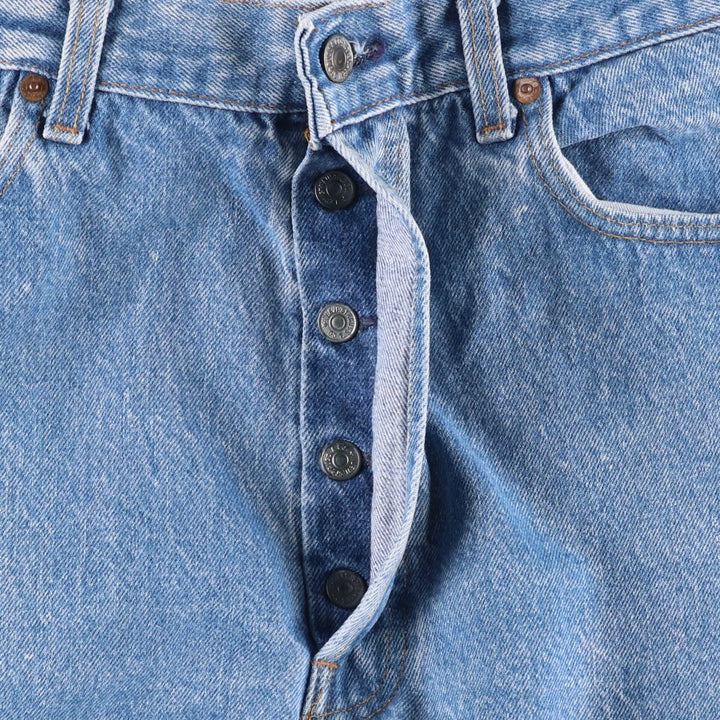 1990'S Levi's 501-0113 Straight Denim Pants, Made in USA, Men's W35 (approx.), Vintage unclear blue type Vintage Second Hand
