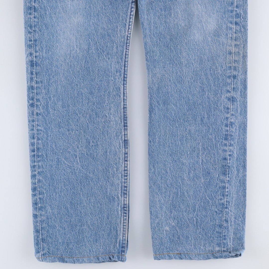 1990'S Levi's 501-0113 Straight Denim Pants, Made in USA, Men's W35 (approx.), Vintage unclear blue type Vintage Second Hand