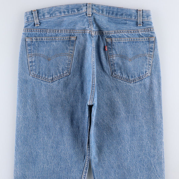 1990'S Levi's 501-0113 Straight Denim Pants, Made in USA, Men's W35 (approx.), Vintage unclear blue type Vintage Second Hand