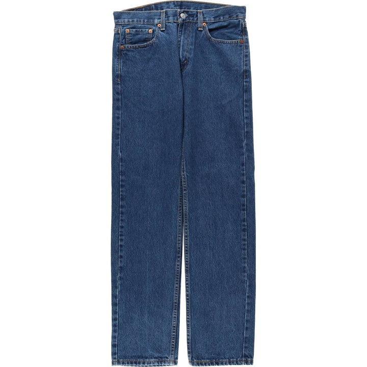 Levi's 505 tapered denim pants for men, equivalent to w32 cotton blue type Vintage Second Hand