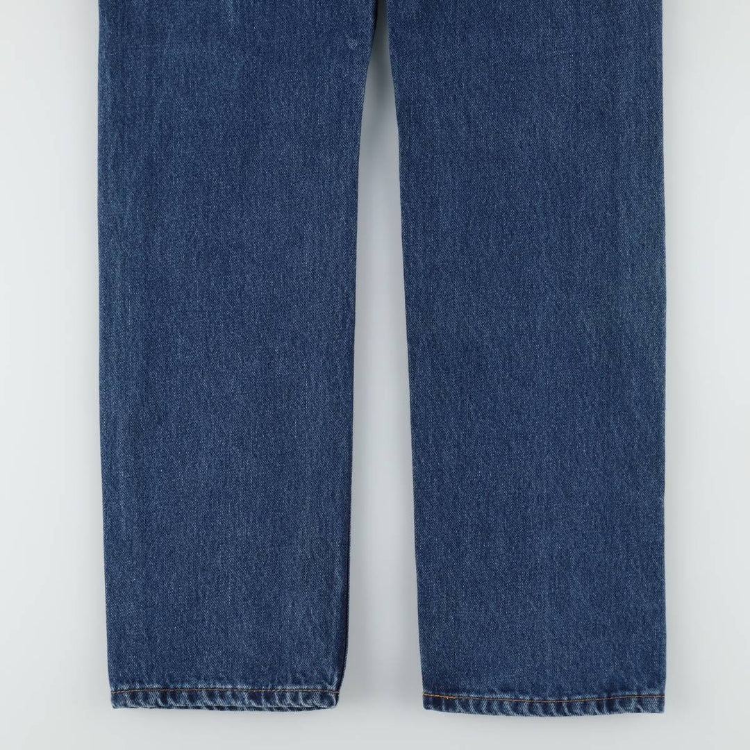Levi's 505 tapered denim pants for men, equivalent to w32 cotton blue type Vintage Second Hand