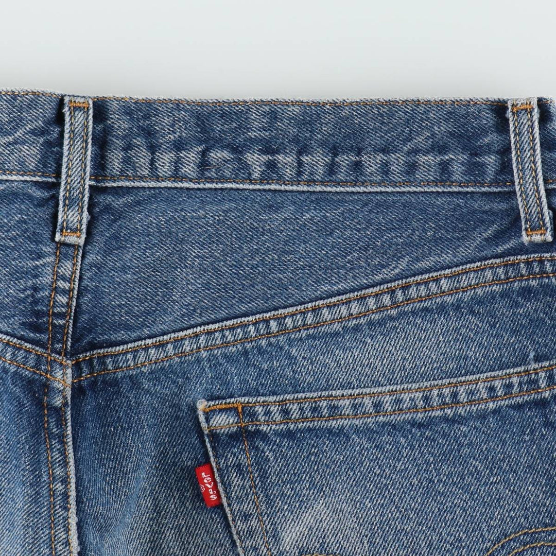 Levi's 505 REGULAR FIT tapered denim pants for men, size w34 cotton blue type Vintage Second Hand
